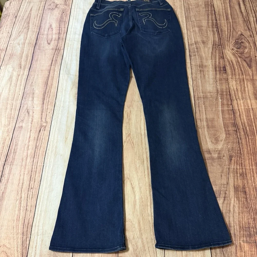 Rock & Republic Denim RX Kendra Bootcut Jeans Womens Size 26 Waist Curvy Shaping